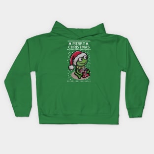 Kermit Christmas Ugly sweater Kids Hoodie